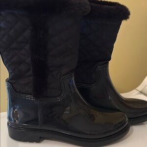 Tommy Hilfiger  Women's Black Quilted Boots